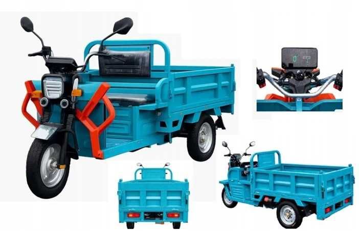 Tuk tuk Elektryczny pojazd trójkołowy E-TUK 1500W 58ah wozidło quad melex