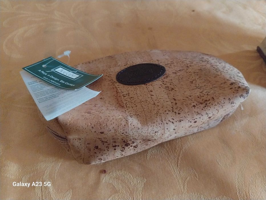 Cork purse, lined. NEVER USED. STILL WITH TAG