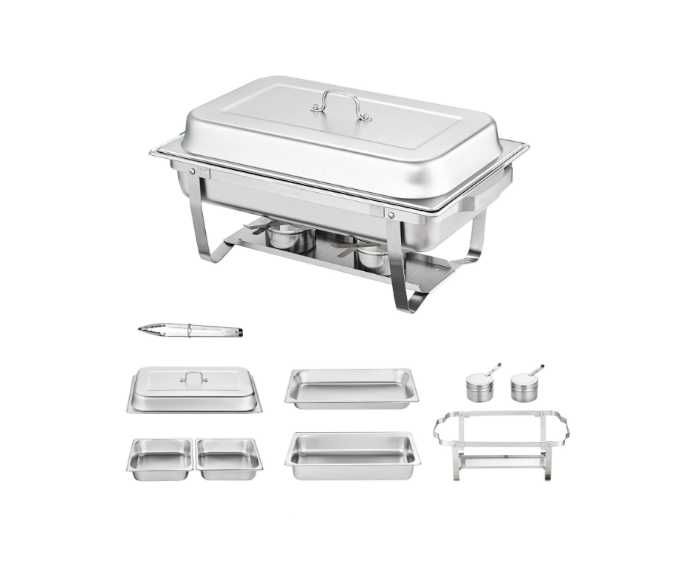 Profesjonalny Zestaw Pojemników do Podgrzewania Potraw DARMOWA DOSTAWA