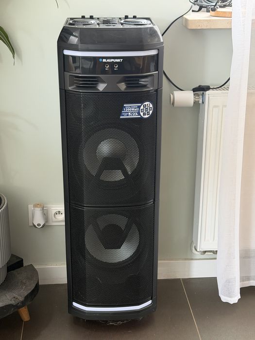 Głośnik Power Audio Blaupunkt PS11DB 1200W Bluetooth Karaoke Mikrofony Pilot