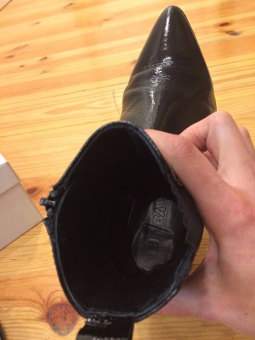 Botins pretos Bimba y Lola originais (tam. 38)