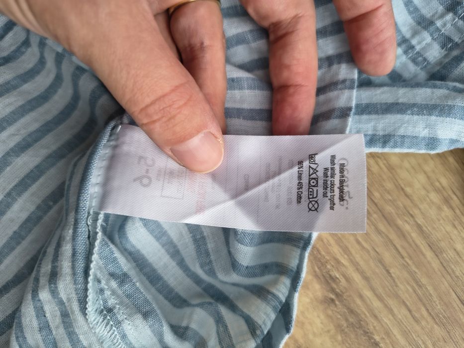 Lniana koszula George rozmiar 110-116