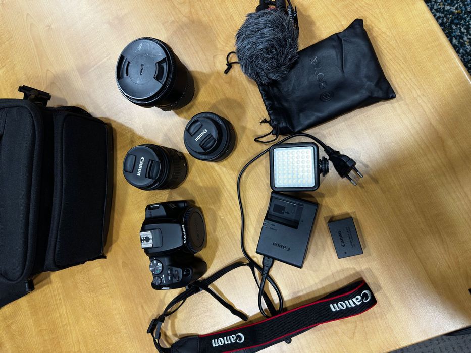 Kit Filmmaker/ Fotógrafo profissional com 3 Lentes