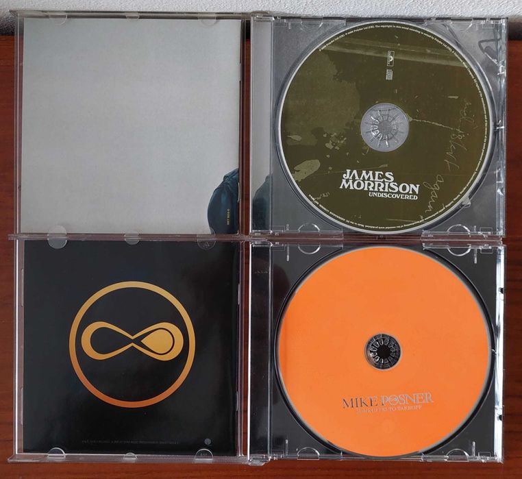 Lote 4x CD's James Blunt James Morrison Mike Posner
