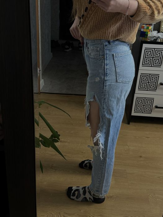 Джинси Zara 38 розмір, висока посадка