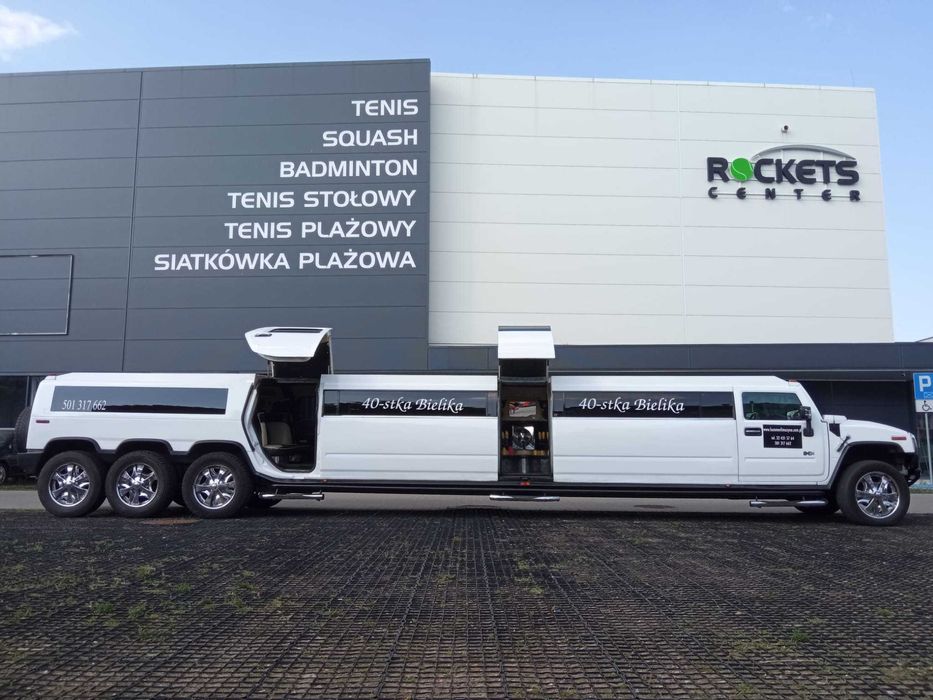 Wynajem limuzyn Hummer Katowice na wszelkiego rodzaju imprezy-18 merów