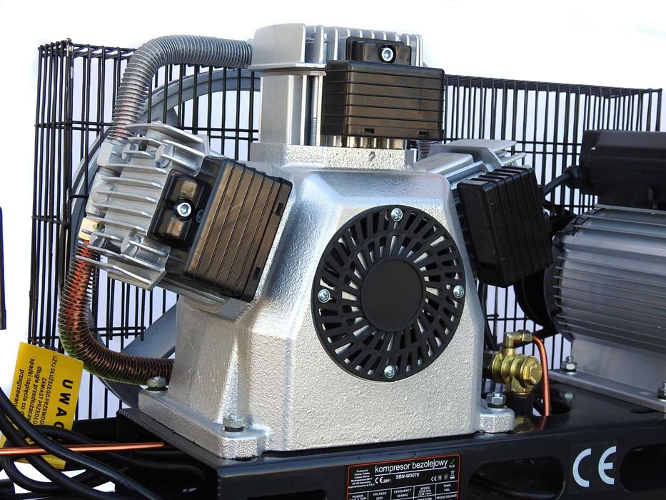 12Bar KOMPRESOR k35 bezolejowy tłokowy 150L sprężarka pompa powietrza