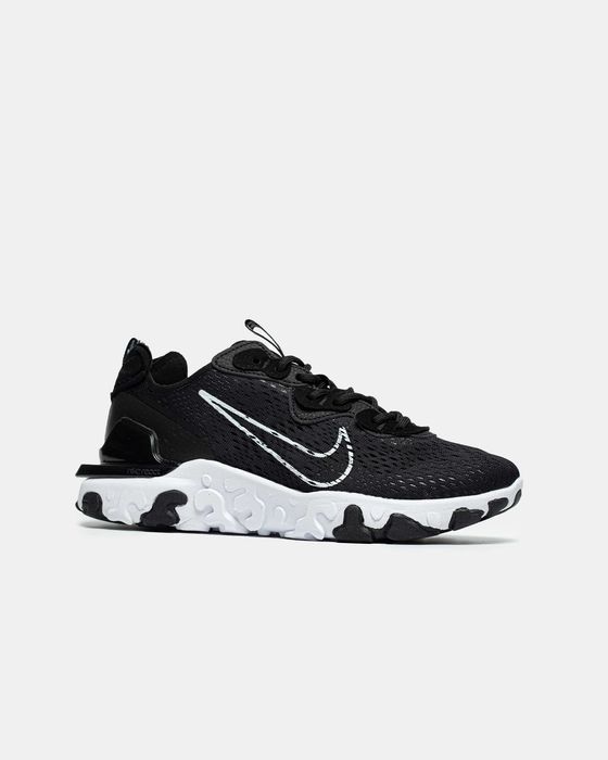 Чоловічі кросівки Nike React Vision "Black/White" v2. Розміри 40-45