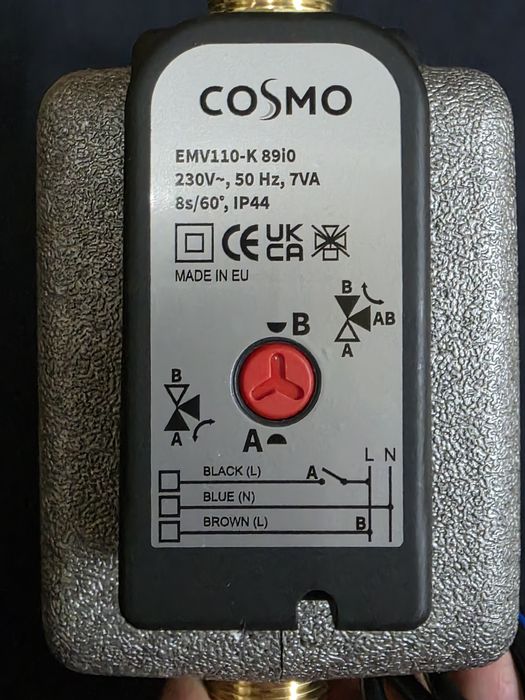 Zawór  3 drogowy COSMO