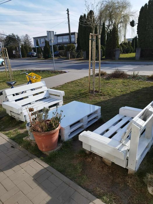 Meble ogrodowe ze europalet