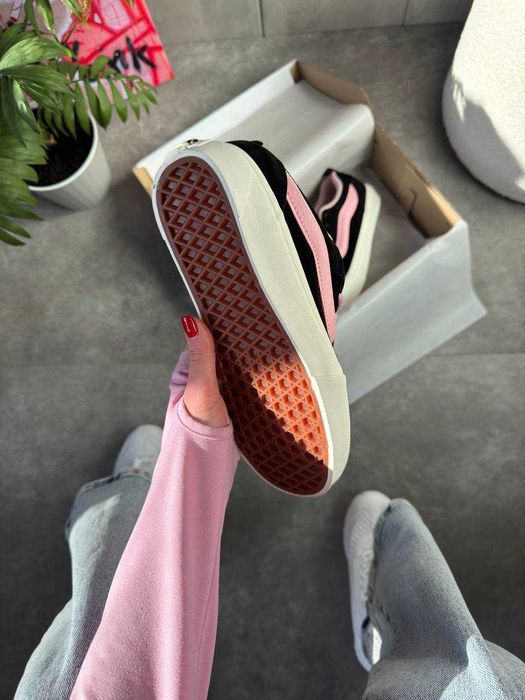 !SALE! Vans KNU Skool Black/Pink 36 37 38 39 40 41 ванс розові