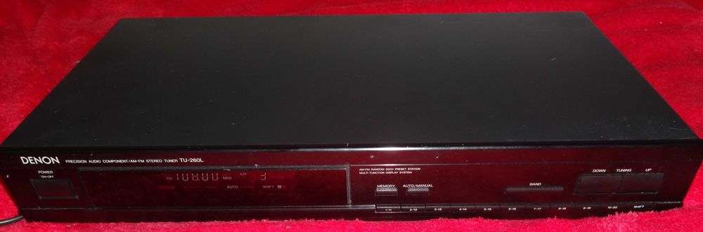 Denon TU-260L - tuner Hi-Fi, 20 stacji na FM i MW; z Wielkiej brytanii