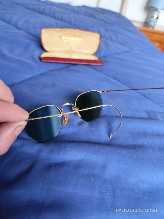 Óculos de Sol ( Ray Ban ) B&L Bausch & Lomb ouro 12 K