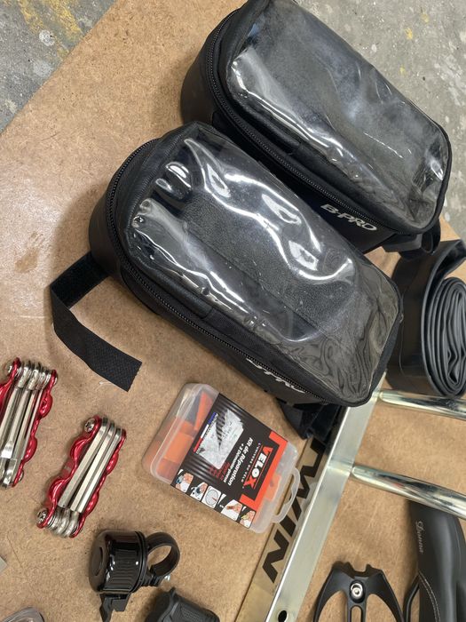 Bicicleta - lote material diverso