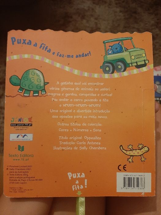 Livro para bebé.