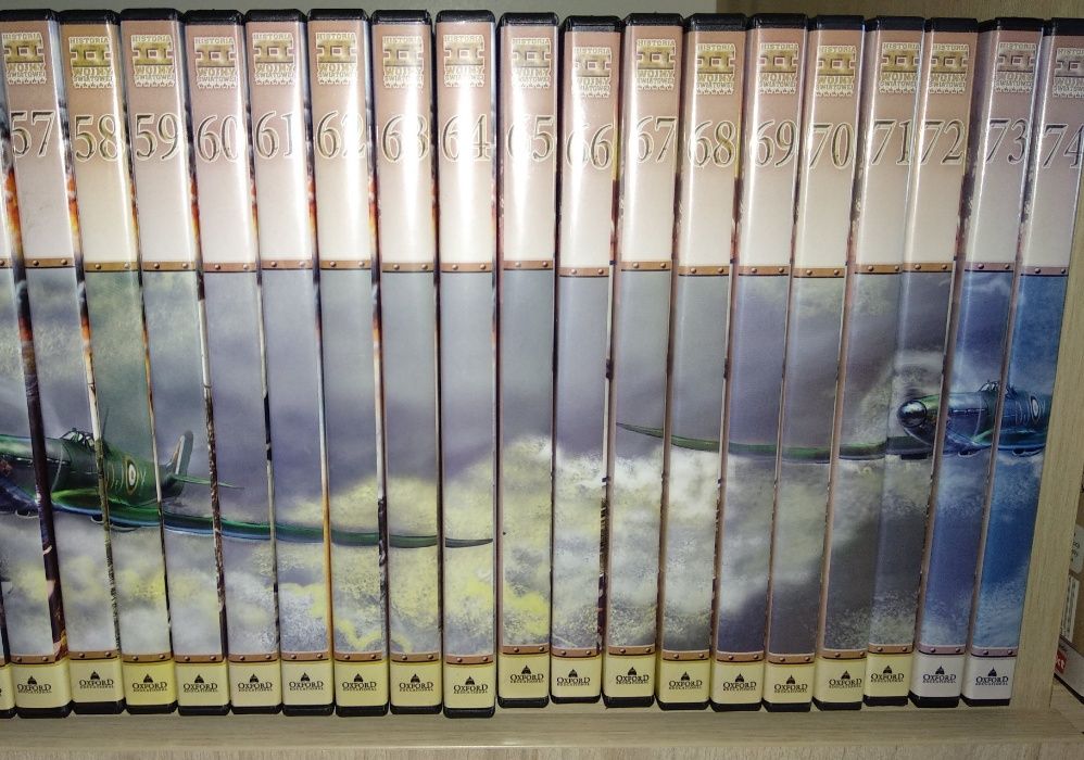 Encyklopedia II i I wojny światowej- 81 DVD - Komplet