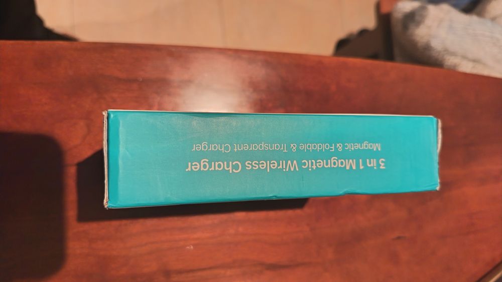 Carregador 3 em 1 Magnético TechDoty (Transparente) – NOVO com Transfo