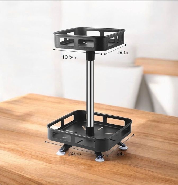 Nowy obrotowy stojak organizer kuchenny 2 poziomy