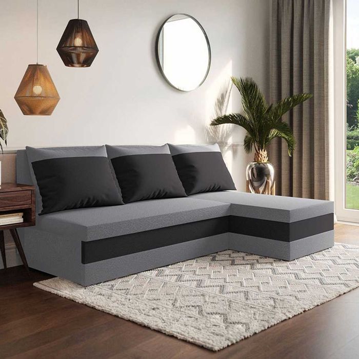 Narożnik z funkcją spania HUGO / Raty / Szybka dostawa!