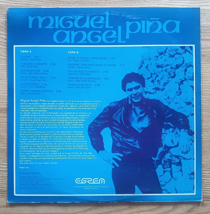 Miguel Angel Piña - płyta winylowa