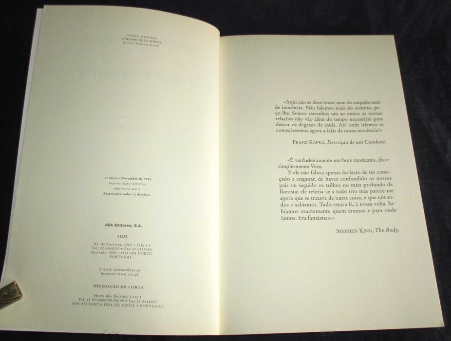 Livro A Hora de Saída Christophe Dufossé