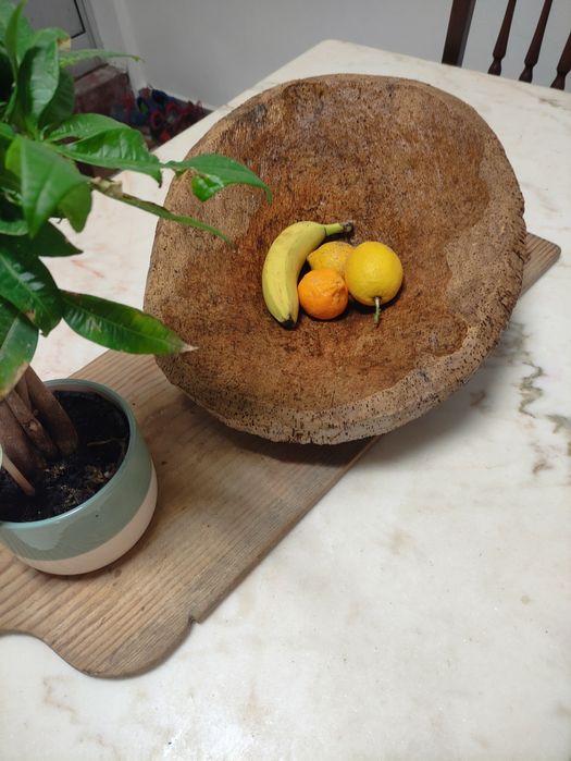 Grande cocho de cortiça