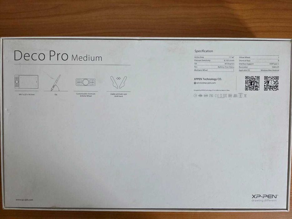 Графический планшет XP-Pen Deco Pro Medium состояние нового