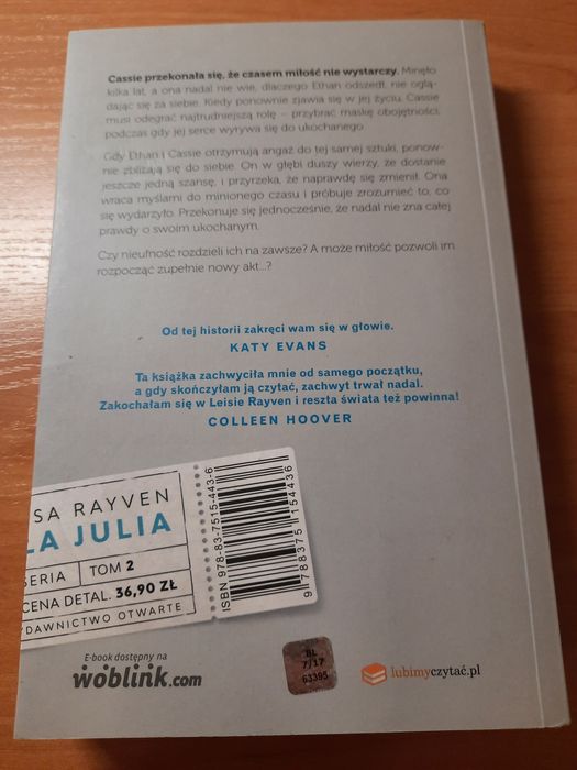 Książka "Zła Julia"- Leisa Rayven