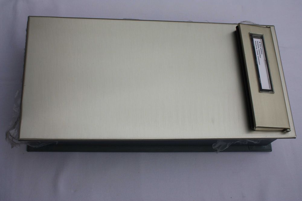 Skrzynka na listy wtynkowa-przelotowa-dwustronna INOX