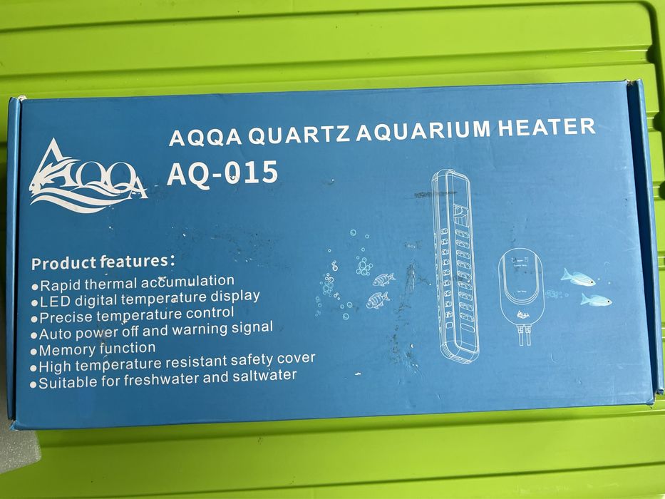Обогреватель-терморегулятор Aqqa Quartz AQUARIUM HEATER AQ-015
