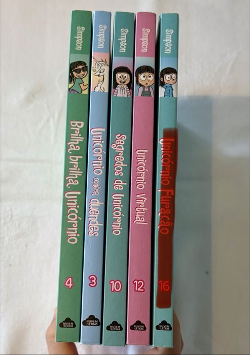 Coleção livros juvenis Bia e o Unicórnio