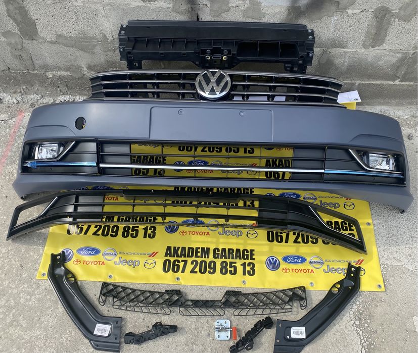 бампер передній passat B8 , USA , B7 передний