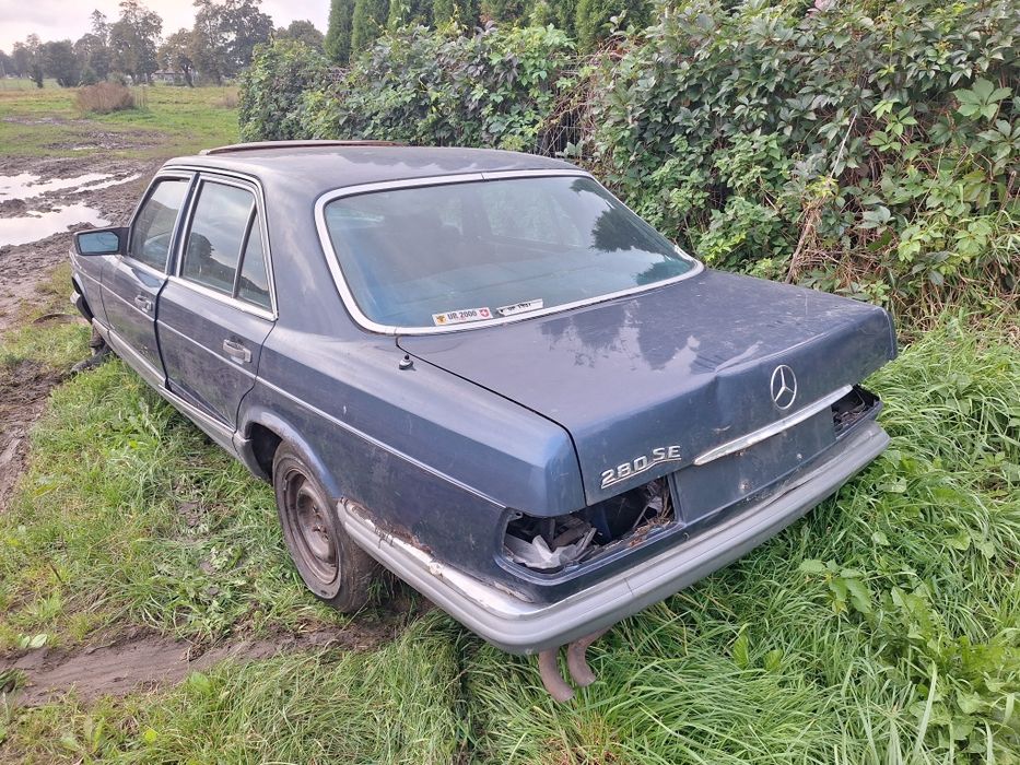 Mercedes 126 S klasa lampa błotnik maska