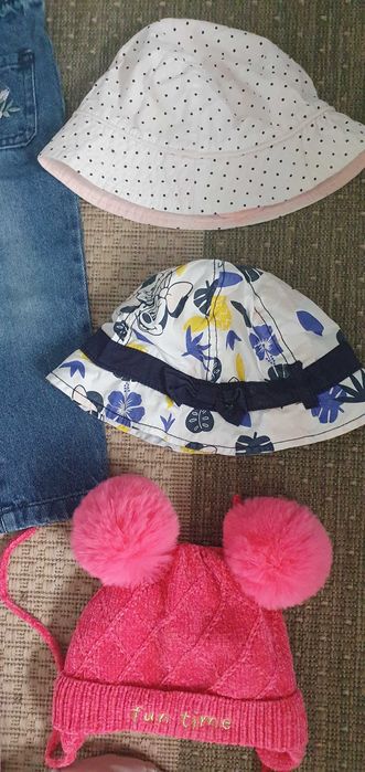 Komplety dla dziewczynki, spodenki, kurtka, bezrękawnik 80-92