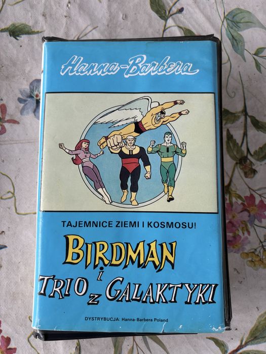 Hanna Barbera Birdman Trio z Galaktyki kaseta vhs