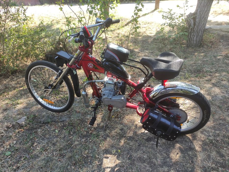 Продам саморобний веломоторчик