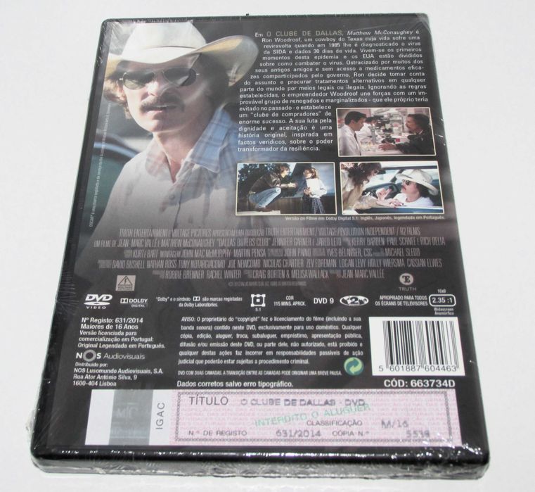 O Clube de Dallas / Dallas Buyers Club - Filme DVD