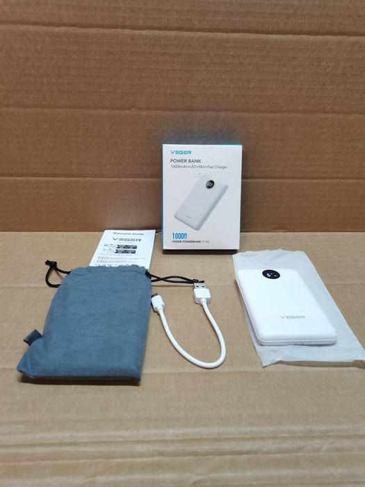 VEGER Powerbank 10 000 mAh, mini przenośny