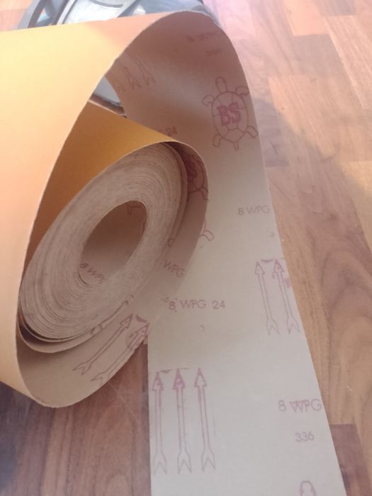 Papier ścierny   rolki