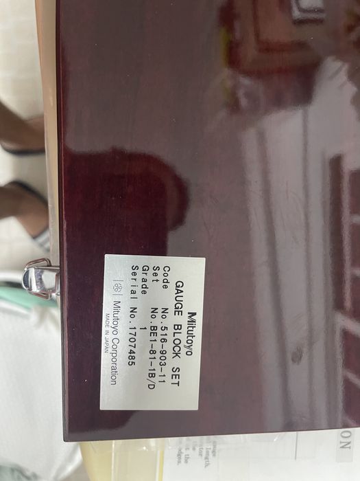 Calibradores mitutoyo Gauge block