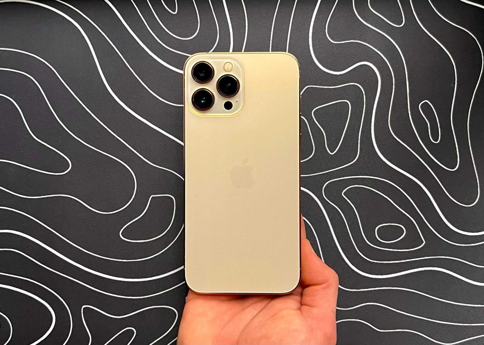 Прекрасный - iPhone 13 PRO MAX - 128 гб - NEVERLOCK - 89% АКБ - GOLD