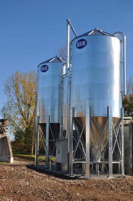 Zbiornik Silos NA PASZE 7000 LITRÓW Ocynk BIN