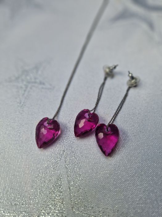 Biżuteria Swarovski serduszka