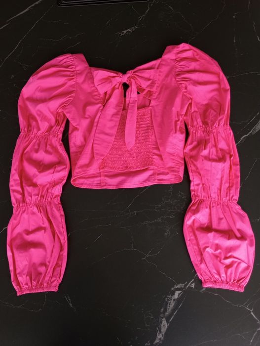 Bluzka z bufiastymi rękawami Nowa bez metki