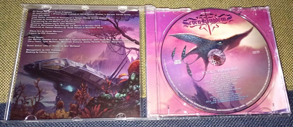 Seven Kingdoms - Decennium CD Power Metal Thrash Metal