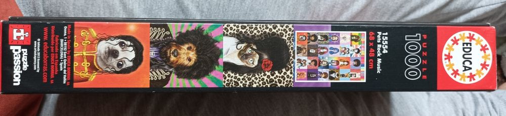 Puzzle 1000 peças PETS ROCK MUSIC