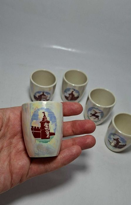 Порцелянові стопки Коростеньського заводу