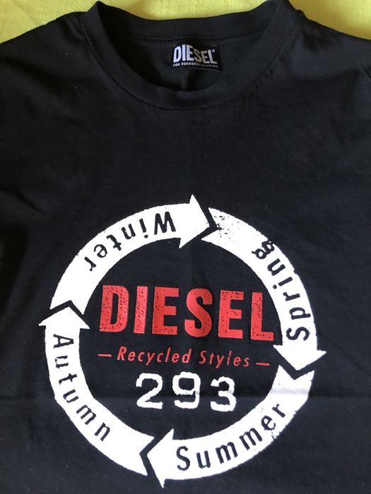 Tshirt/ bluzka czarna Diesel S/36, jak nowa