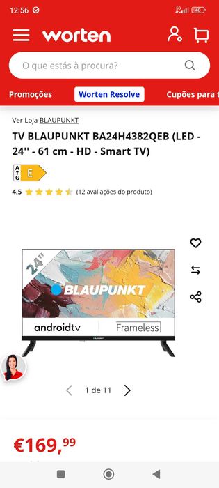 TV Blaupunkt 61 cm