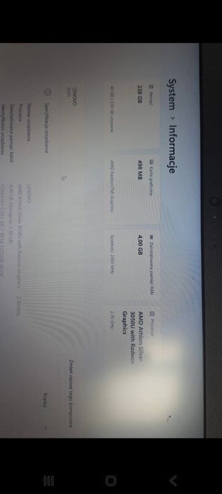 Laptop Lenovo ideapad 3